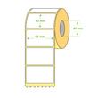 Etichete autoadezive termice in rola 58 x 43 mm, 1000 buc