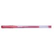 Pix cu gel OFFICE Products, corp transparent, scriere de 0.7 mm, rosu