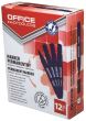 Marker permanent OFFICE Products, varf rotund, scriere de 1 - 3 mm, albastru