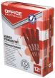 Marker permanent OFFICE Products, varf rotund, scriere de 1 - 3 mm, rosu