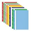Dosar din plastic cu sina si multiperforatii OFFICE Products, verde