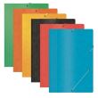 Mapa din carton OFFICE Products, cu burduf si elastic pe colturi, carton 390 gsm, portocaliu