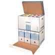 Container arhivare DONAU cu deschidere superioara, albastru, 370 x 558 x 315 mm