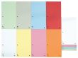 Separatoare C7 din carton DONAU, 105 x 240mm, 100 buc/set, galben