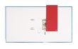 Separatoare C7 din carton DONAU, 105 x 240mm, 100 buc/set, galben
