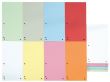 Separatoare C7 din carton DONAU, 105 x 240mm, 100 buc/set, roz