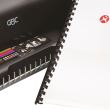 Aparat de spiralat GBC CombBind C110, capacitate 195 coli, perforeaza 12 coli, A4/A3, negru