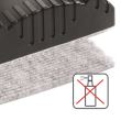 Burete magnetic Nobo Professional, 60 x 138 x 45 mm, cu rezerva textila