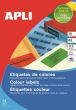 Etichete autoadezive APLI Color, 1/A4, 210 x 297 mm, 20 coli/top, albastru