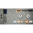 Marker permanent BIC PRO industrial -30c / +150c, varf rotund, subtire 1.1 mm, negru
