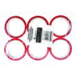 Banda adeziva color pentru ambalare OFFICE Products Acrylic, 48 mm x 50 y, rosu