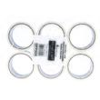 Banda adeziva color pentru ambalare OFFICE Products Acrylic, 48 mm x 50 y, alb