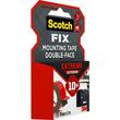 Banda dublu adeziva de montare Scotch® 3M Extrem Exterior, 19 mm x 1.5 m, sustine 1 Kg/15 cm, negru