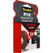 Banda dublu adeziva de montare Scotch® 3M Extrem Exterior, 19 mm x 5 m, sustine 1 Kg/15 cm, negru