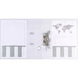 Biblioraft plastifiat Basic, 5 cm, colturi metalice,
