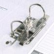 Biblioraft plastifiat Basic, 5 cm, colturi metalice,