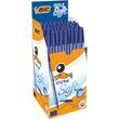 Pix fara mecanism BIC Cristal Soft, varf 1.1 mm, albastru