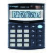 Calculator de birou DONAU TECH, solar, 12 cifre, afisaz inclinat, format mediu, 122 x 100 x 32 mm, negru