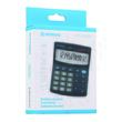 Calculator de birou DONAU TECH, solar, 12 cifre, afisaz inclinat, format mediu, 122 x 100 x 32 mm, negru
