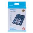 Calculator de birou DONAU TECH, solar, 12 cifre, afisaz inclinat, format mediu, 137 x 101 x 30 mm, negru