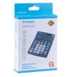 Calculator de birou DONAU TECH, solar, 12 cifre, afisaz inclinat, format mediu, 137 x 101 x 30 mm, negru