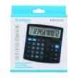Calculator de birou DONAU TECH, solar, 12 cifre, functie TAX, afisaz inclinat, format mediu, 136 x 134 x 28 mm, negru