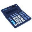 Calculator de birou DONAU TECH, solar, 14 cifre, afisaz inclinat, format mare, 201 x 155 x 35 mm, negru