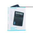 Calculator de birou DONAU TECH, solar, 16 cifre, afisaz inclinat, format mare, 190 x 143 x 40 mm, negru