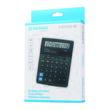 Calculator de birou DONAU TECH, solar, 16 cifre, afisaz inclinat, format mare, 190 x 143 x 40 mm, negru