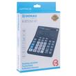 Calculator de birou DONAU TECH, solar, 16 cifre, afisaz inclinat, format mare, 201 x 155 x 35 mm, negru