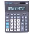 Calculator de birou DONAU TECH, solar, 16 cifre, afisaz inclinat, format mare, 201 x 155 x 35 mm, negru