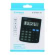 Calculator de birou DONAU TECH, solar, 8 cifre, afisaz inclinat, format mediu, 130 x 104 x 19 mm, negru