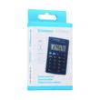 Calculator de birou DONAU TECH, solar, 8 cifre, format mic, 85 x 56 x 9 mm, negru