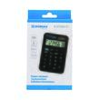 Calculator de birou DONAU TECH, solar, 8 cifre, format mic, 97 x 62 x 11 mm, negru