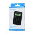 Calculator de birou DONAU TECH, solar, 8 cifre, format mic, 97 x 62 x 11 mm, negru