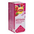 Ceai negru LIPTON REFRESH, Fructe de padure, 25 plicuri