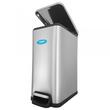 Cos din inox Soft-Close cu pedala, 10 Litri, 333 x 215 x 392 mm
