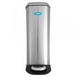 Cos din inox Soft-Close cu pedala, 20 Litri, 413 × 235 × 553 mm