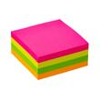 Cub notite adezive Q-CONNECT Brilliant, 76 x 76 mm, 400 file, culori neon