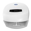 Dispenser Limpio pt hartie igienica mini jumbo, diametru 280 mm, interior 135 mm, ABS plastic, alb