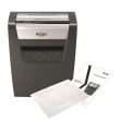 Distrugator documente REXEL Momentum X312, 12 coli, securitate P-3, cos de 23 litri, taiere confetti 5 x 42 mm, gri