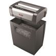 Distrugator documente REXEL Momentum X312, 12 coli, securitate P-3, cos de 23 litri, taiere confetti 5 x 42 mm, gri
