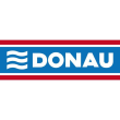 Caiet mecanic DONAU A4, 40mm, 4 inele de 25 mm, cu eticheta, albastru deschis