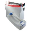 Suport dosare suspendabile HAN Swing pentru 20 dosare, cu capac si maner, 390 x 150 x 260 mm, gri
