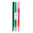 Hartie creponata Gimboo Mix, 50 x 200 cm, set 10 culori intense