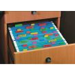 Index adeziv Post-it (686-A1) pentru arhivare, curbate, 50.8 x 38.1 mm, 4 culori, 24 buc/set