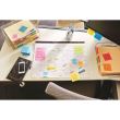 Index adeziv Post-it (686-A1) pentru arhivare, curbate, 50.8 x 38.1 mm, 4 culori, 24 buc/set