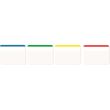 Index adeziv Post-it (686-F1) pentru arhivare, drepte, 50.8 x 38.1 mm, 4 culori, 24 buc/set