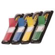 Index adeziv din plastic Post-it (683-4), in dispenser, 12 x 43 mm, set 4 x 35 file color