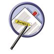 Index adeziv din plastic Post-it Arrow (684-ARR3), cu sageata, in dispenser, 12 x 43 mm, set 4 x 24 file color